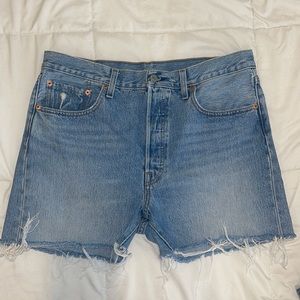 Levi 501 denim shorts